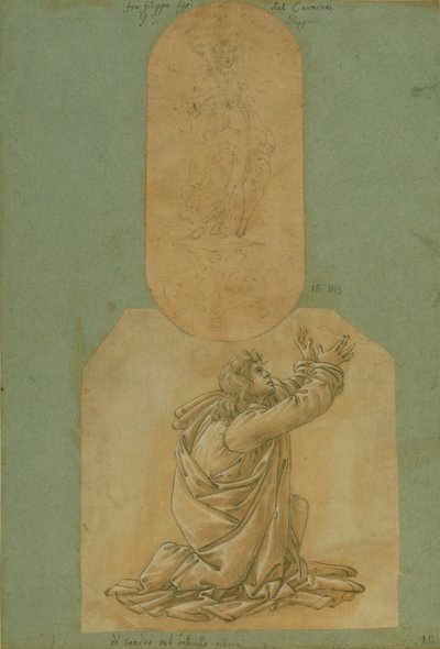 Studie des Heiligen Thomas von Sandro Botticelli